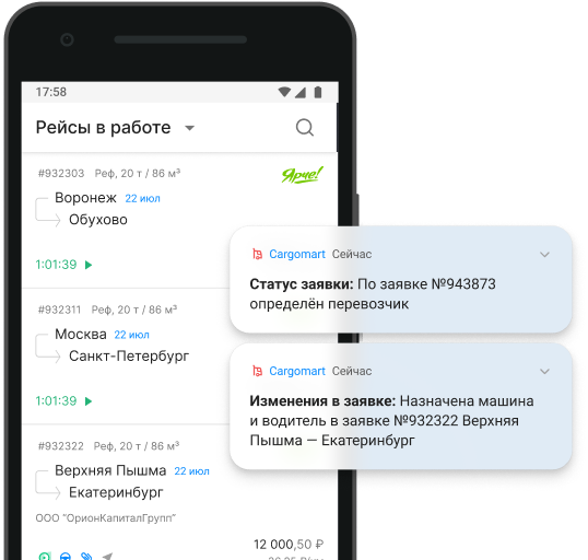 Список заказов